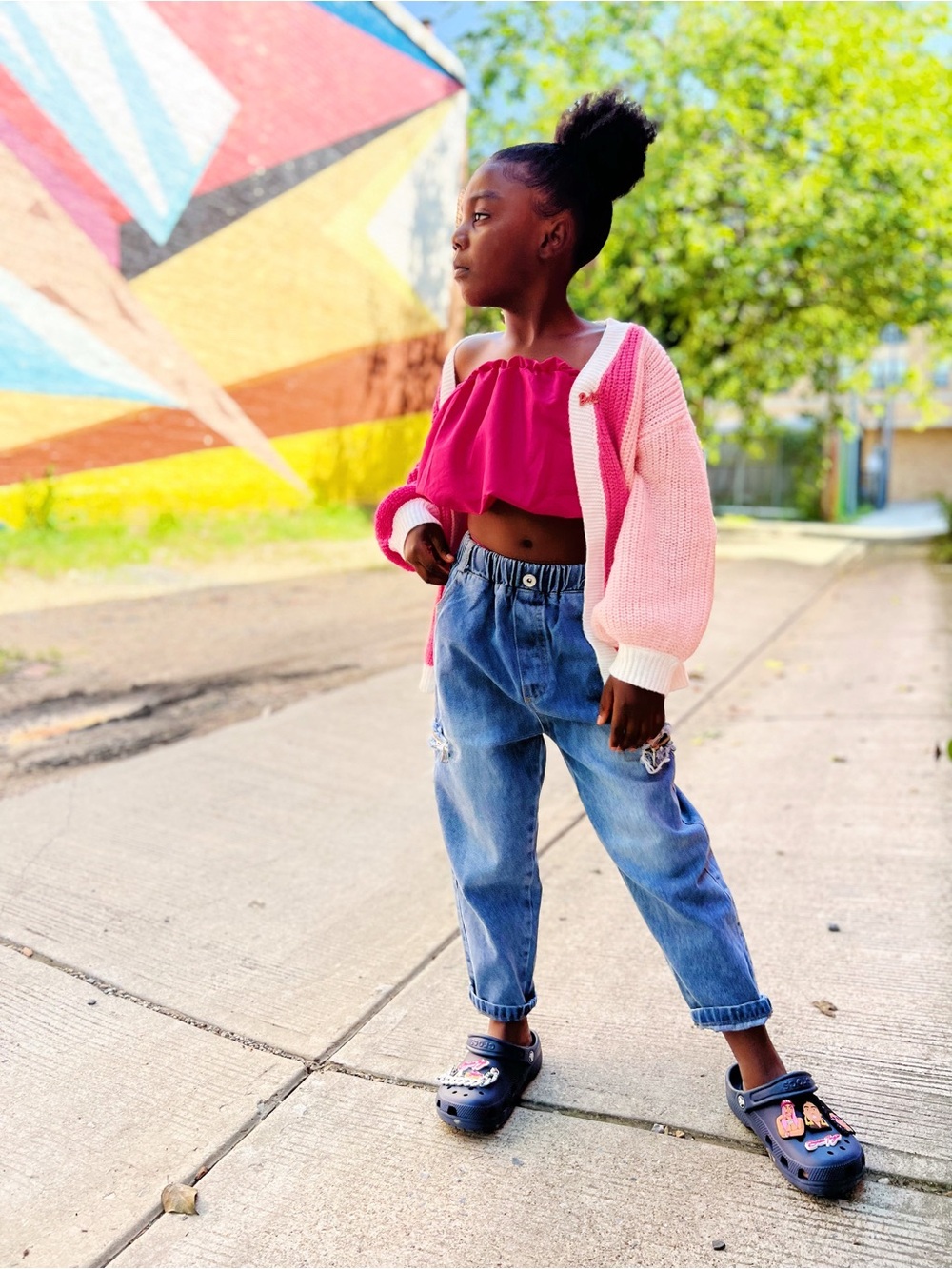 Barb Pink Tube Top
